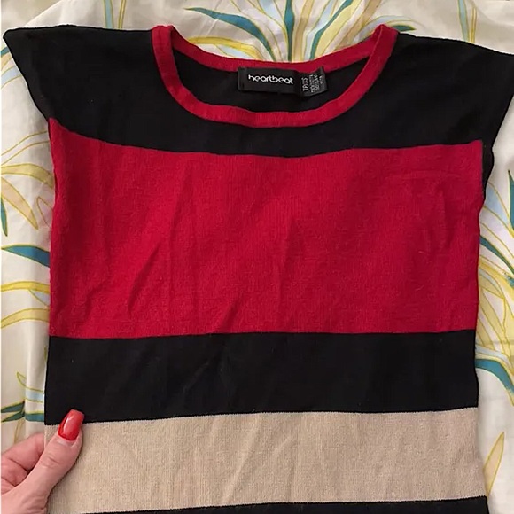 Bodyfit Three Tone Dress - Picture 4 of 4